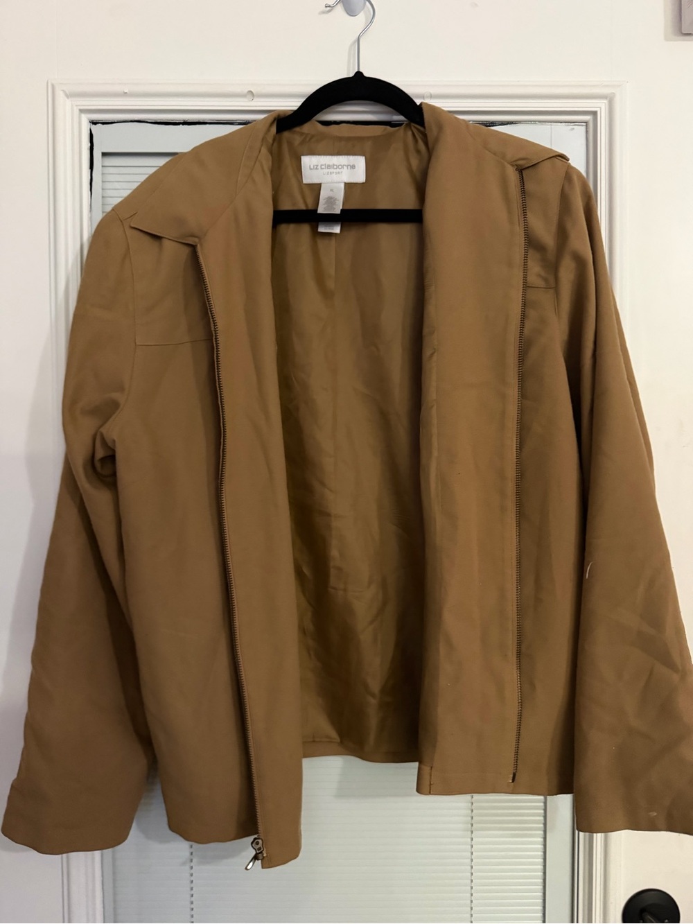 Liz Claiborne Men's Light Brown Shirt Jacket